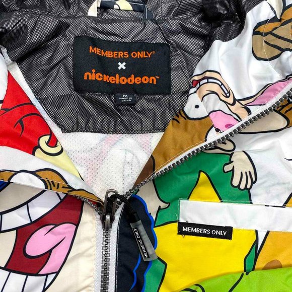 Members Only‎ Nickelodeon 90s Cartoons Zip Jacket - Picture 4 of 9